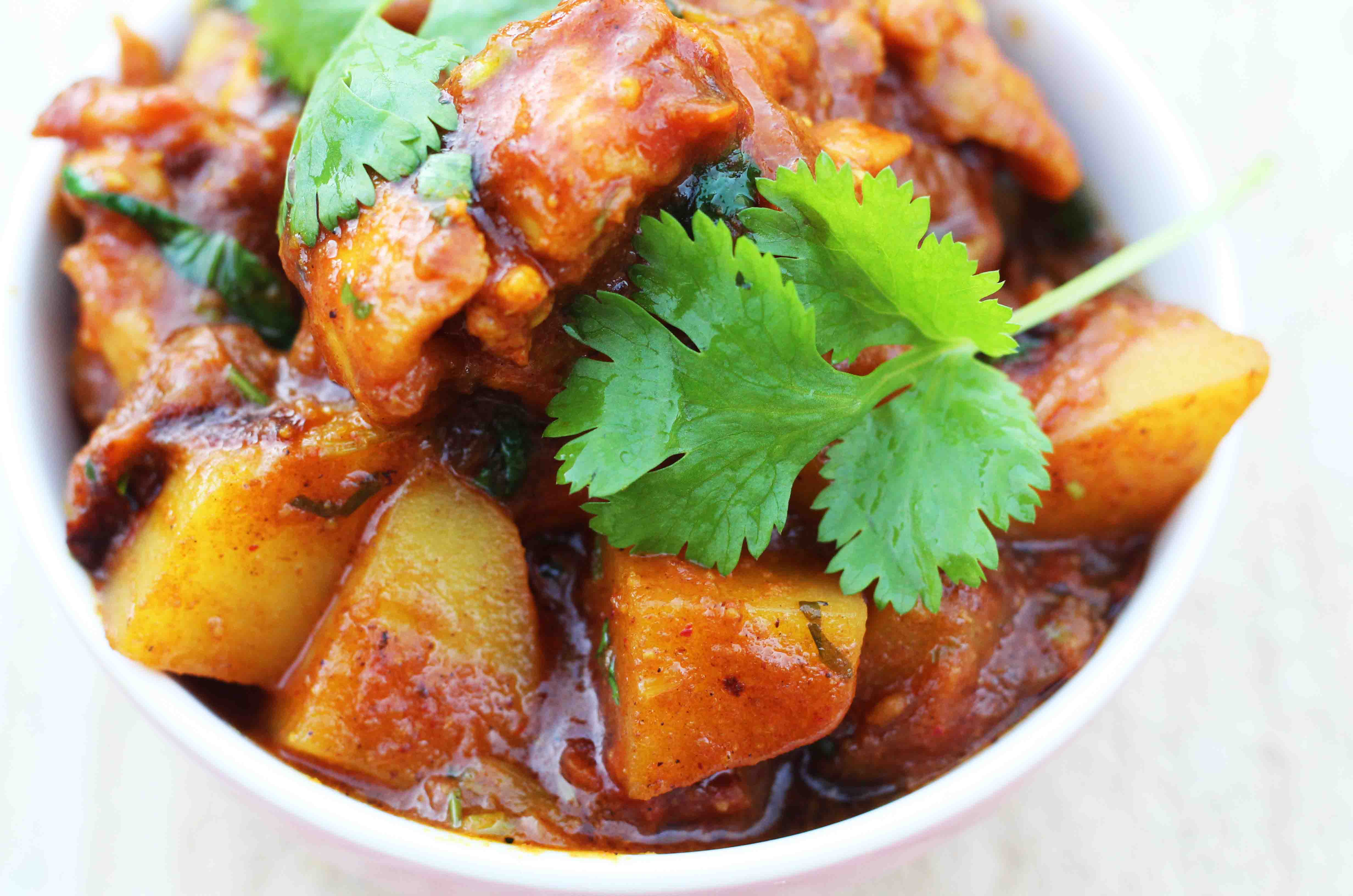 Chicken And Potato Curry Kerala Style Salt And Tamarind