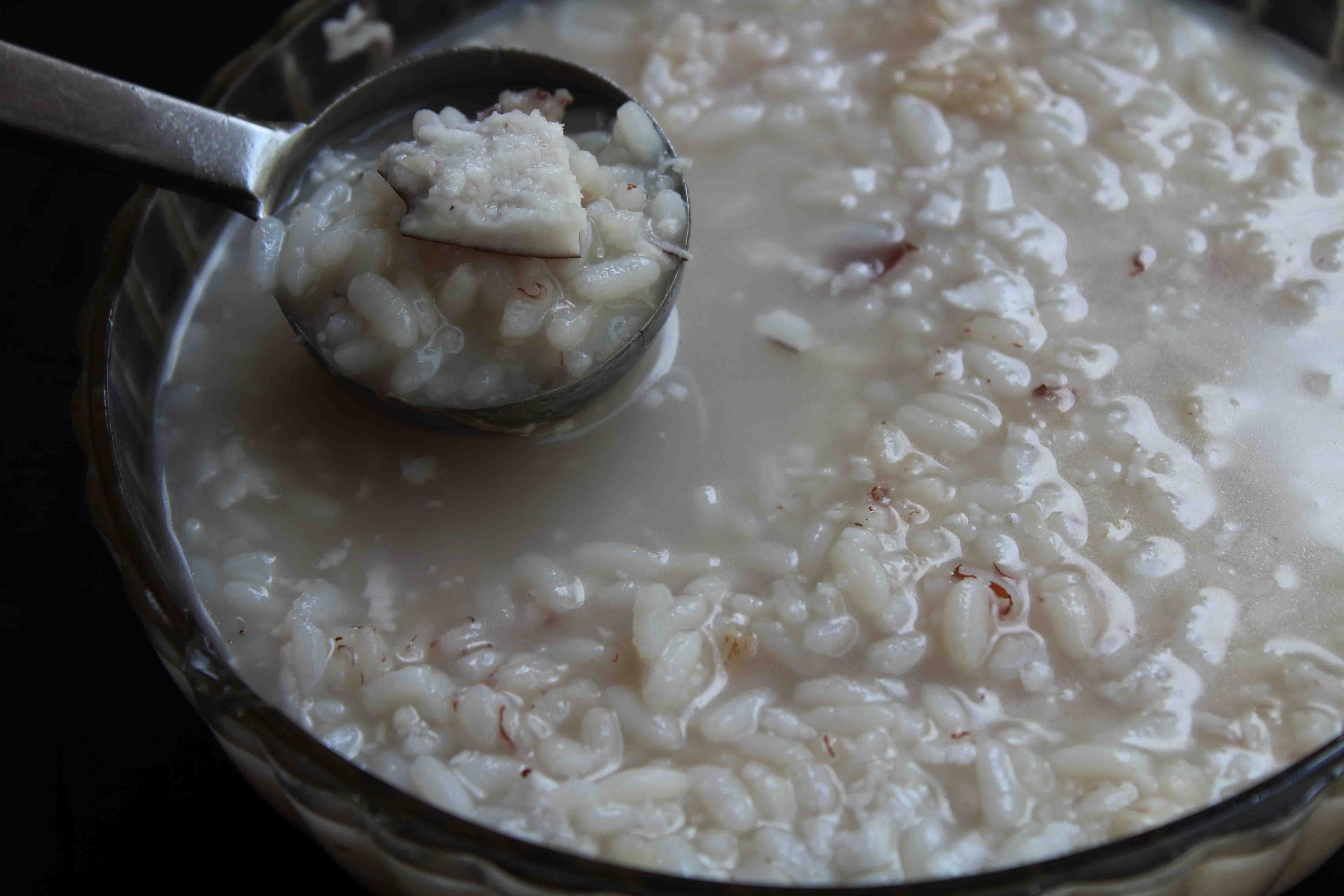 conji rice porridge