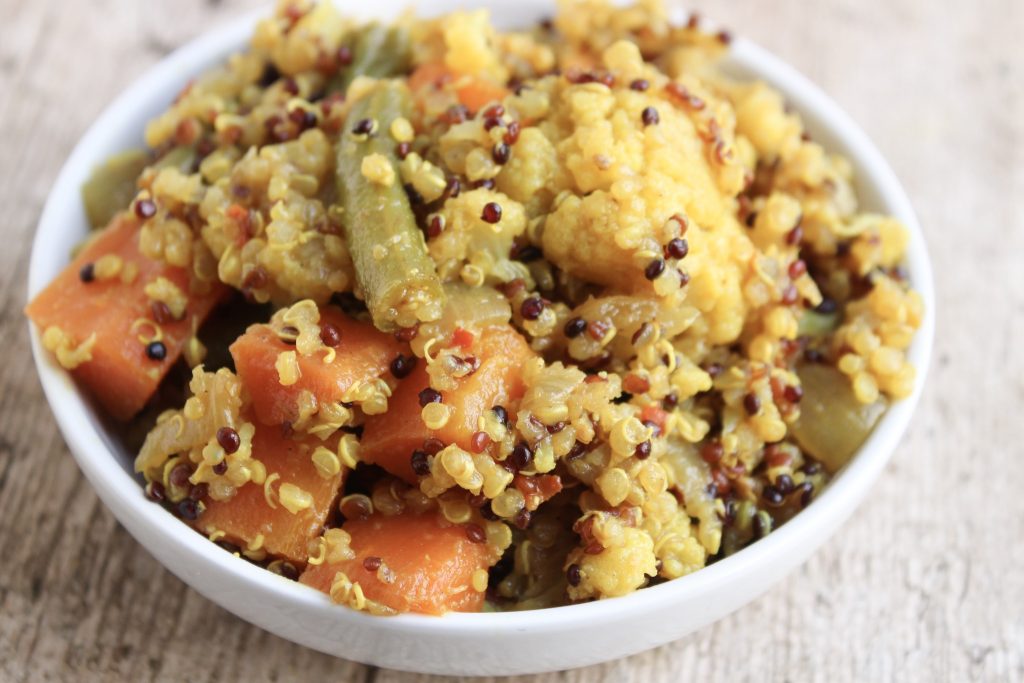 Spicy Vegetable & Quinoa Winter Pulao – Salt and Tamarind